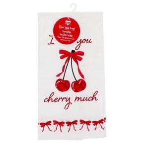 Valentine Kitchen Towel I LOVE YOU CHEERY MUCH